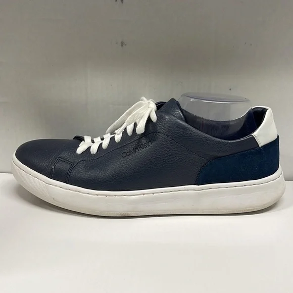 Men's Calvin Klein Navy Blue Sneakers - Picture 8 of 14